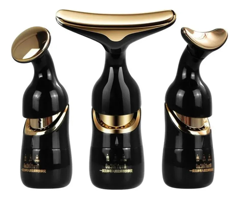 Masajeador Facial Microcorriente 3 En 1